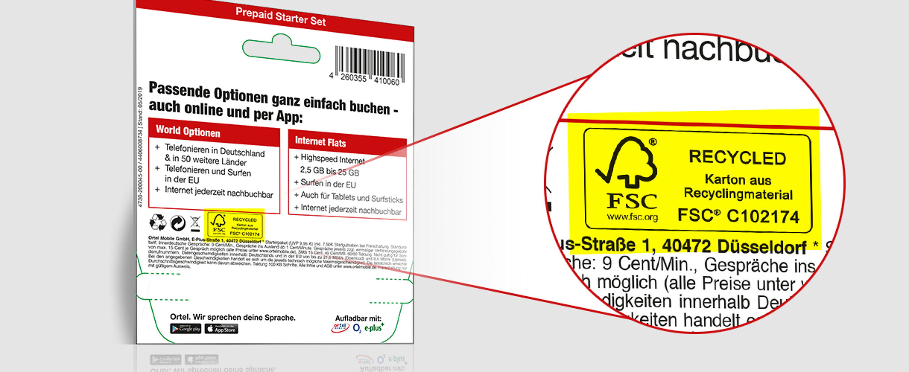 Nachhaltigkeit Ortel Mobile