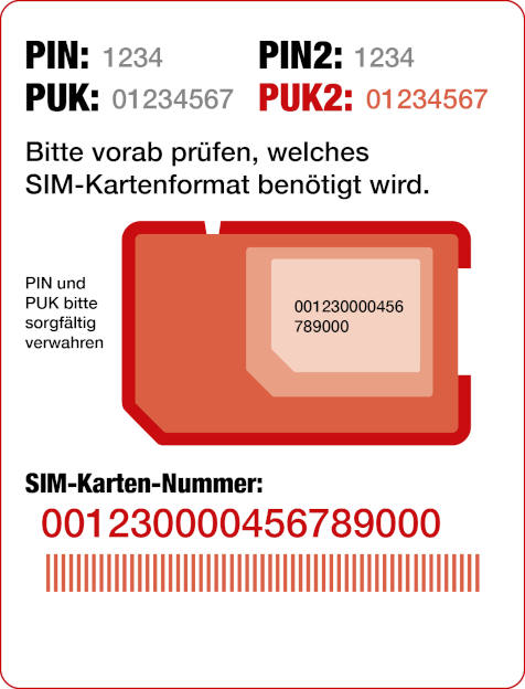SIM Card Ortel