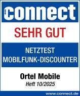 connect Netztest 2025 - Ortel - sehr gut